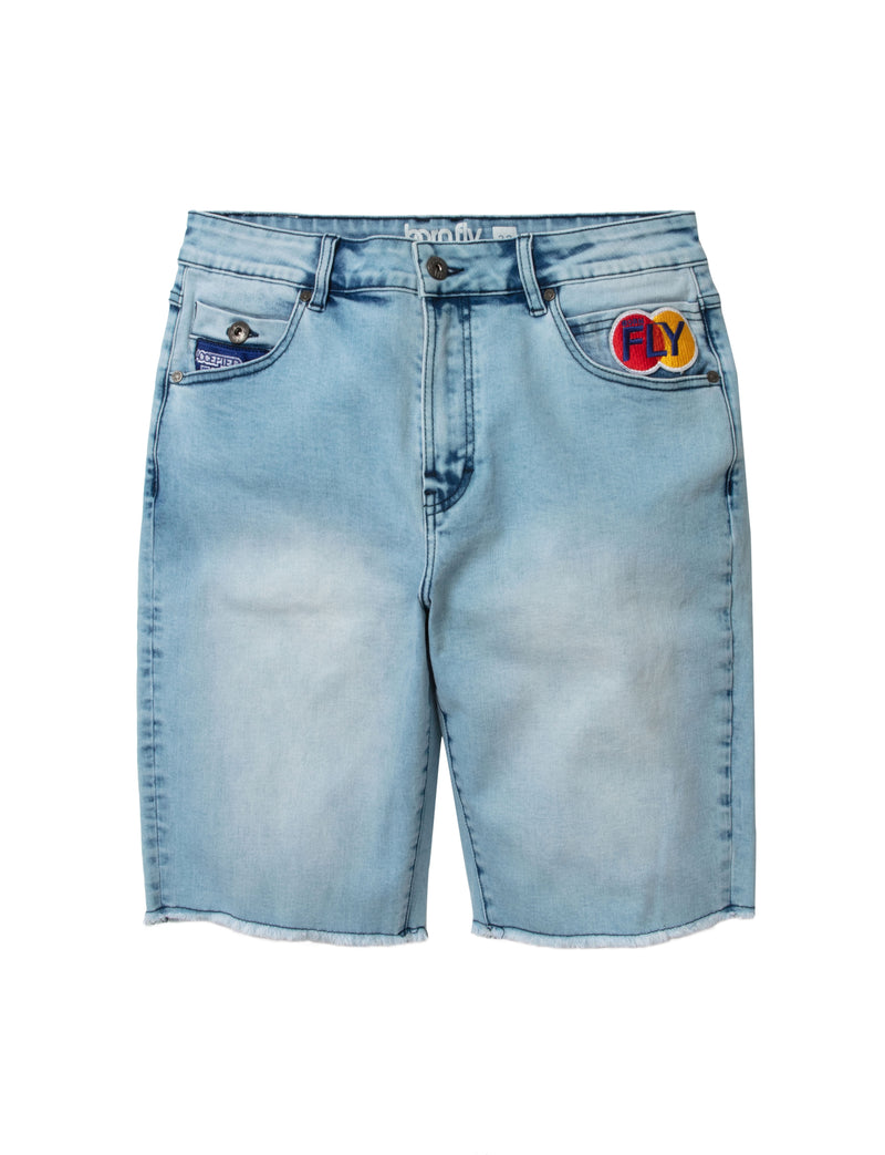 Big and tall sales white denim shorts