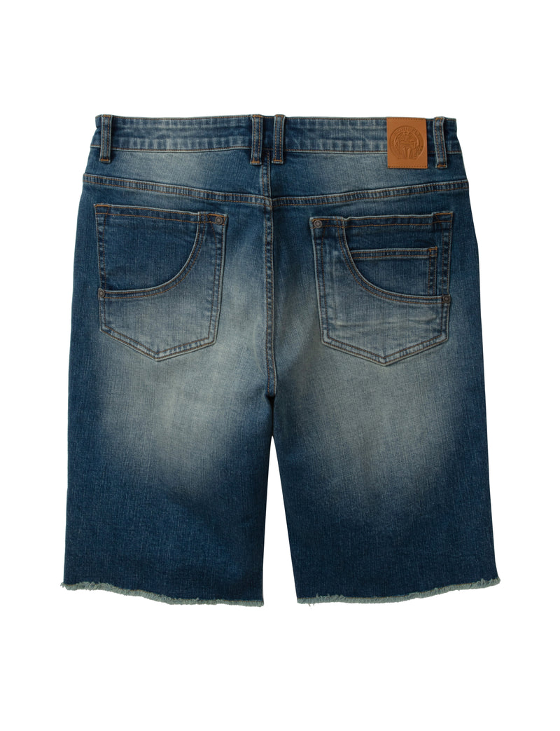 Double Fly Denim Short