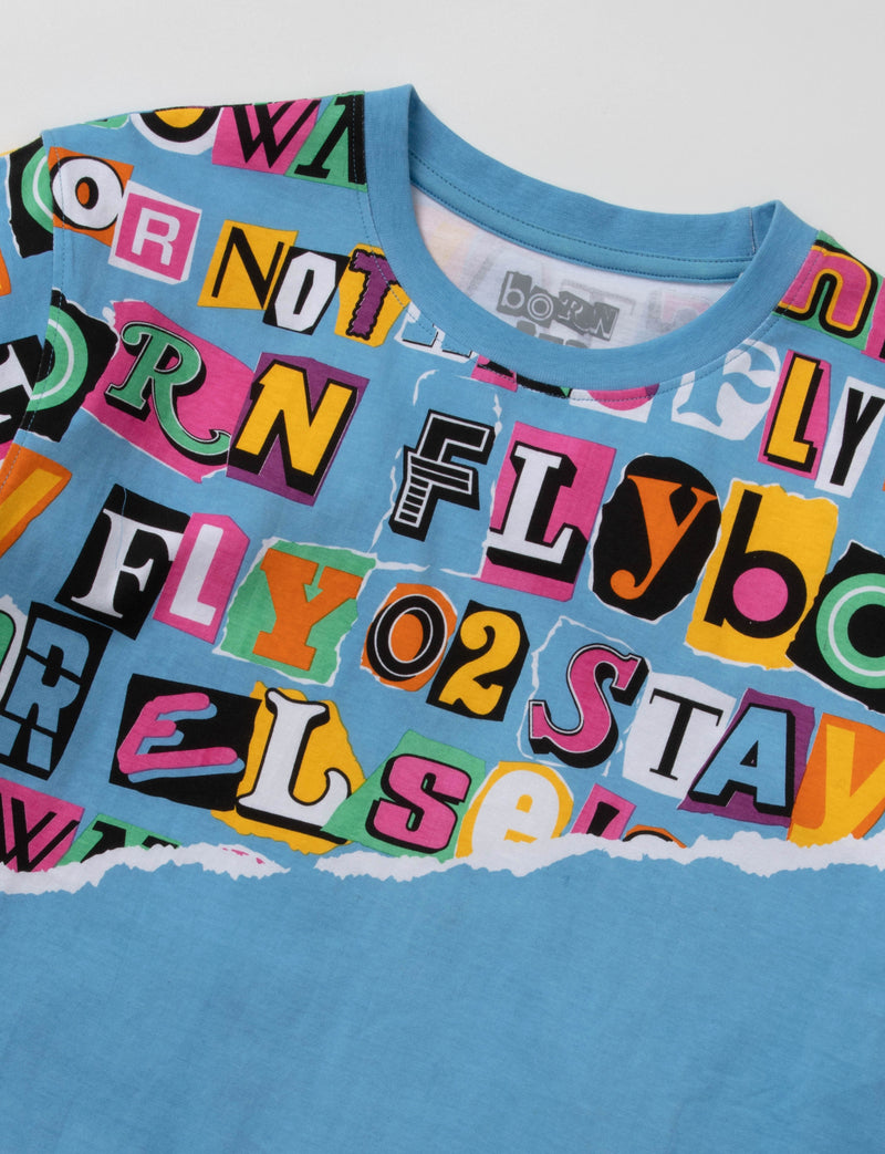 Fly Or Not Allover Print Tee