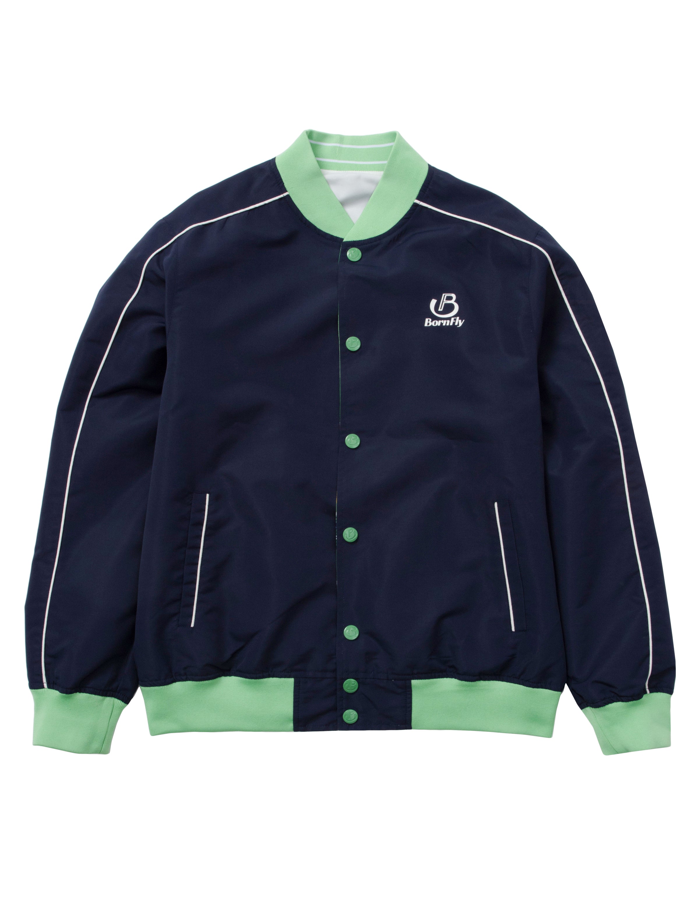Born Fly Crushing It Reversible Nylon Jacket Born Fly