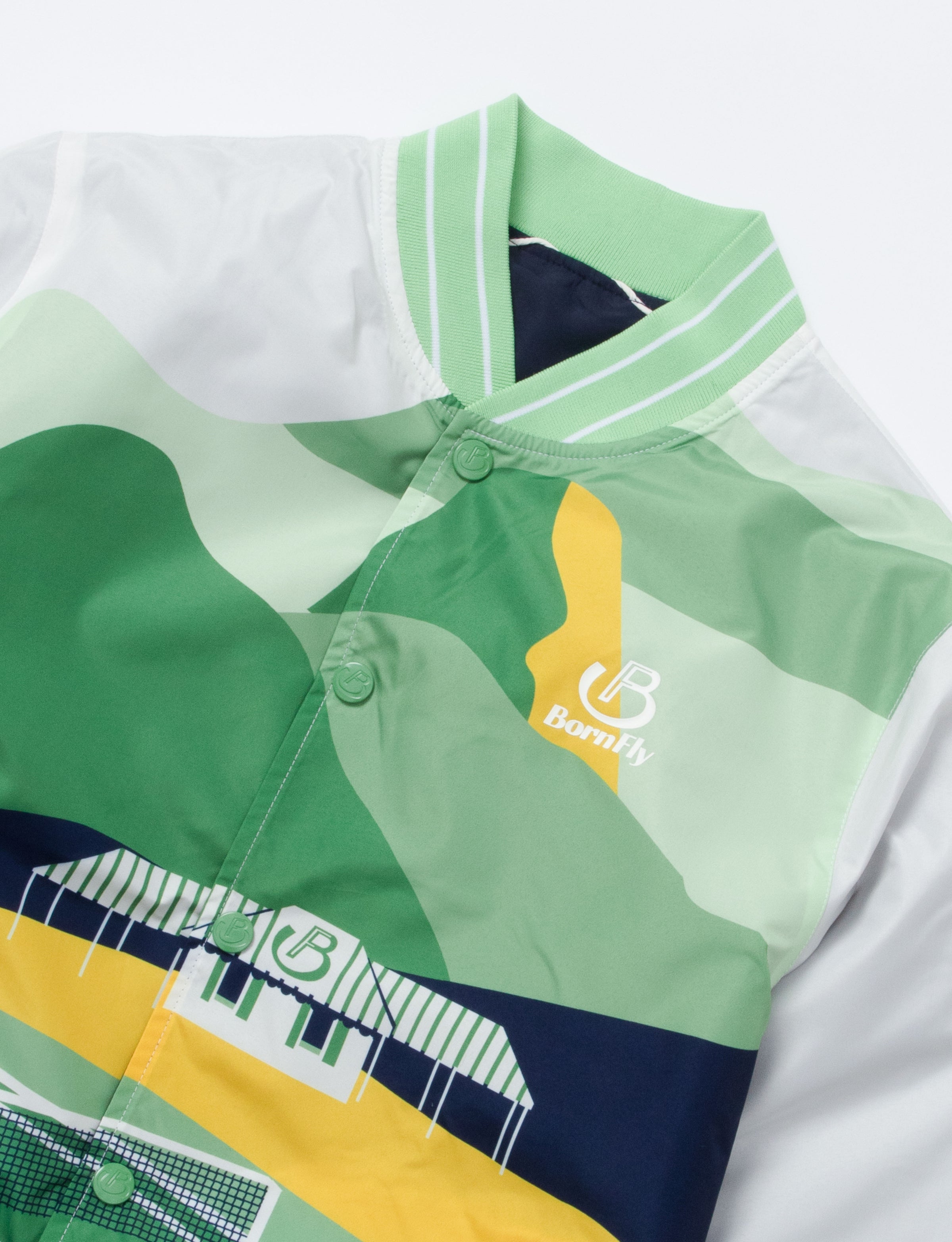 Born Fly Crushing It Reversible Nylon Jacket Born Fly